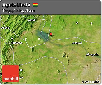 Satellite Map of Ageteklechi