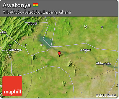 Satellite Map of Awatonya