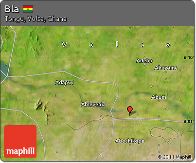 Satellite Map of Bla