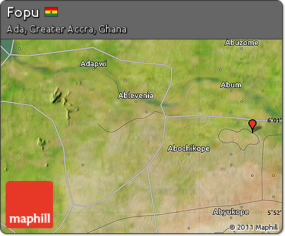 Satellite Map of Fopu