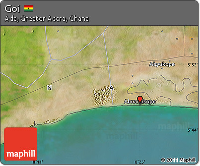 Satellite Map of Goi