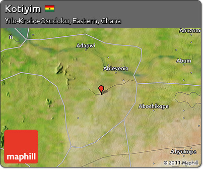 Satellite Map of Kotiyim