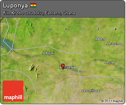 Satellite Map of Luponya