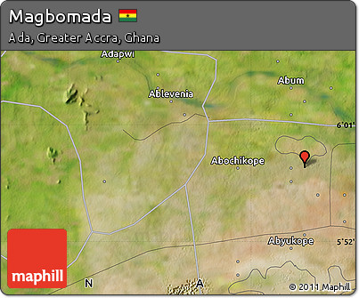 Satellite Map of Magbomada