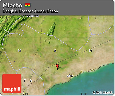 Satellite Map of Miocho