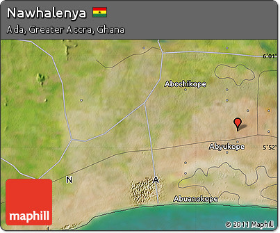 Satellite Map of Nawhalenya