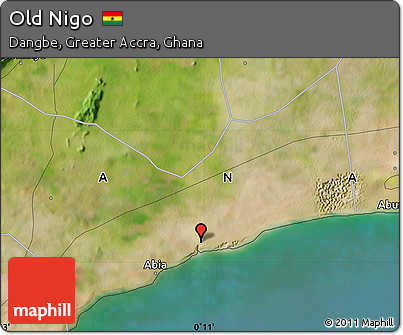 Satellite Map of Old Nigo