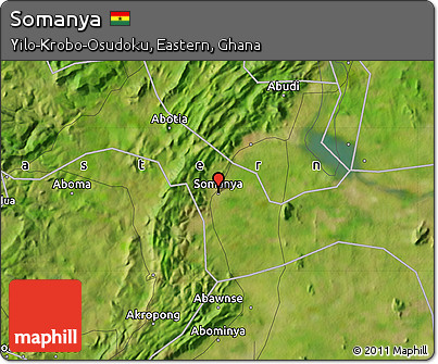 Satellite Map of Somanya