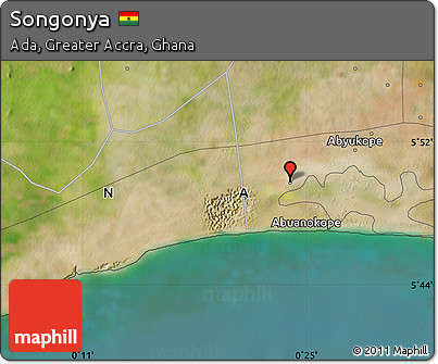 Satellite Map of Songonya