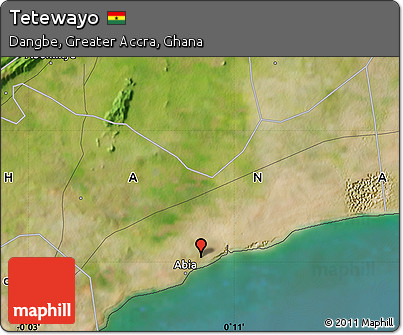 Satellite Map of Tetewayo