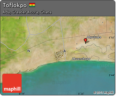 Satellite Map of Toflokpo