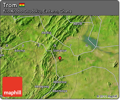Satellite Map of Trom