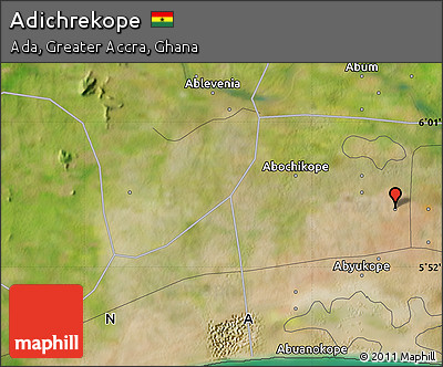 Satellite Map of Adichrekope