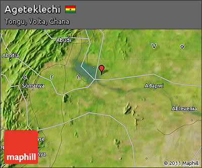 Satellite Map of Ageteklechi