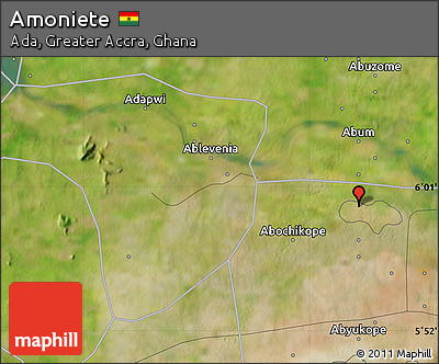 Satellite Map of Amoniete