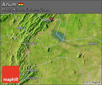 Satellite Map of Anum