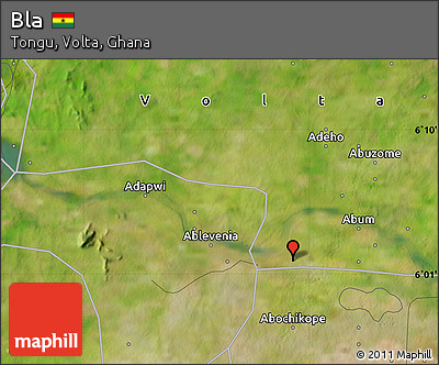 Satellite Map of Bla