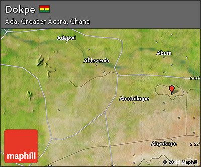 Satellite Map of Dokpe