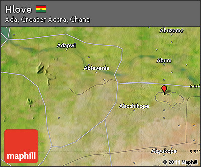 Satellite Map of Hlove