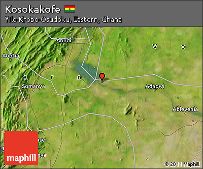 Satellite Map of Kosokakofe