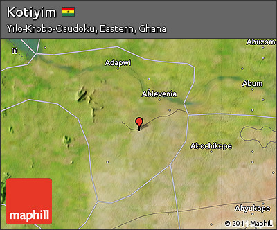 Satellite Map of Kotiyim