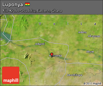 Satellite Map of Luponya