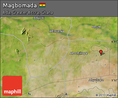 Satellite Map of Magbomada