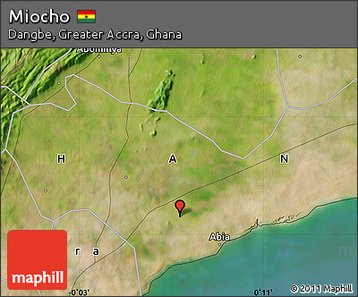 Satellite Map of Miocho