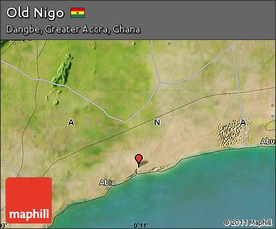Satellite Map of Old Nigo