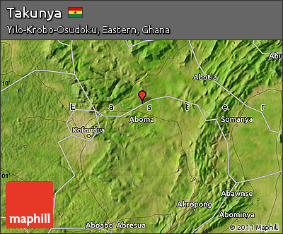 Satellite Map of Takunya