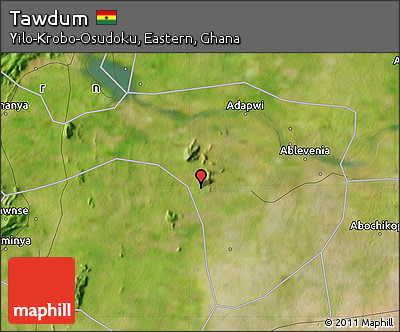 Satellite Map of Tawdum