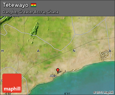 Satellite Map of Tetewayo
