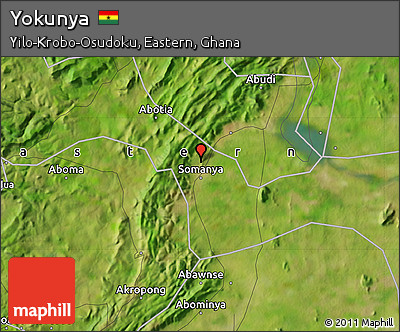 Satellite Map of Yokunya