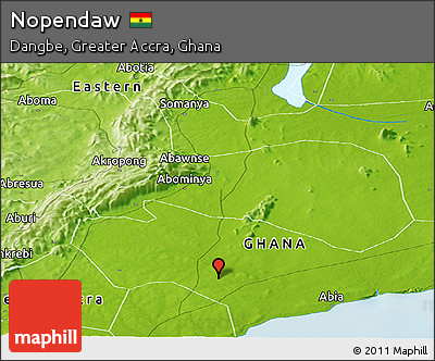 Physical Panoramic Map of Nopendaw