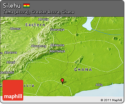 Physical Panoramic Map of Silehu