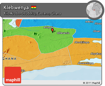 Political Panoramic Map of Klebwenya