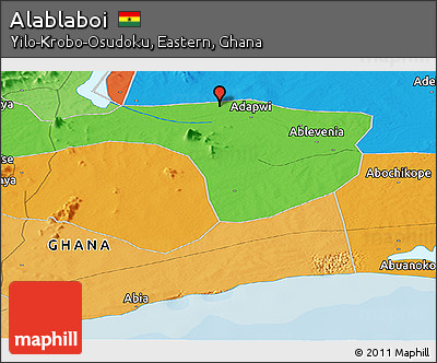 Political Panoramic Map of Alablaboi