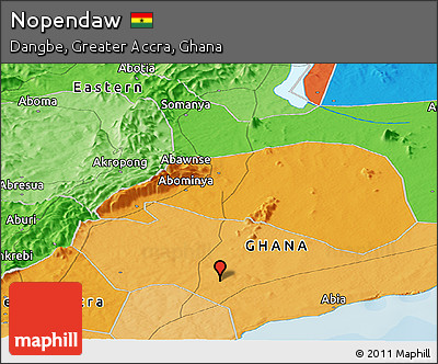 Political Panoramic Map of Nopendaw