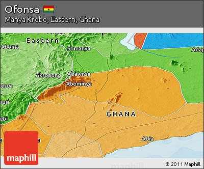 Political Panoramic Map of Ofonsa
