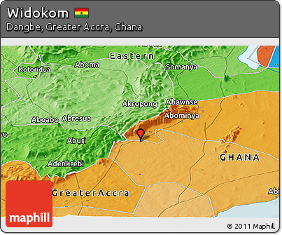 Political Panoramic Map of Widokom