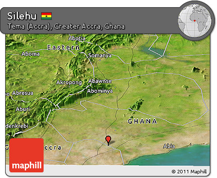 Satellite Panoramic Map of Silehu