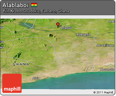 Satellite Panoramic Map of Alablaboi