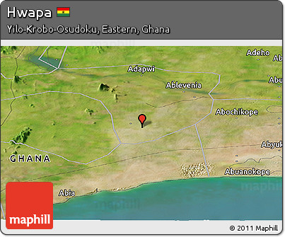 Satellite Panoramic Map of Hwapa