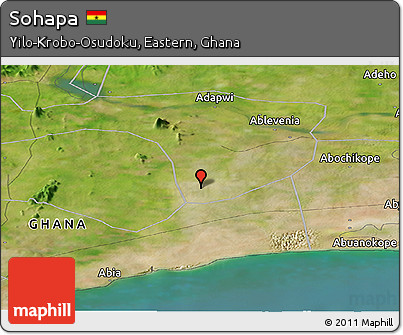 Satellite Panoramic Map of Sohapa