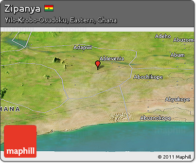 Satellite Panoramic Map of Zipanya