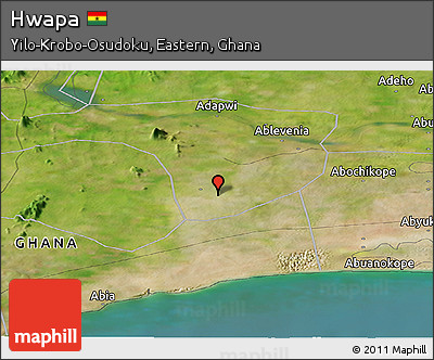 Satellite Panoramic Map of Hwapa