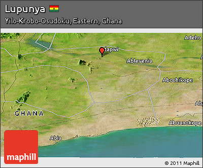 Satellite Panoramic Map of Lupunya