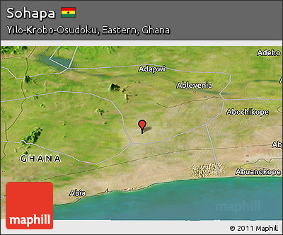 Satellite Panoramic Map of Sohapa