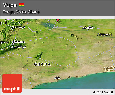 Satellite Panoramic Map of Vupe