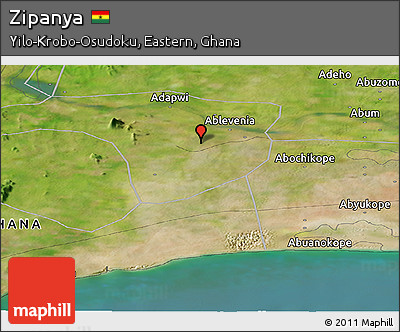 Satellite Panoramic Map of Zipanya